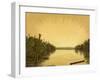 Borneo, Lake Scene 1883-JC Rappard-Framed Art Print