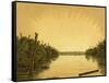 Borneo, Lake Scene 1883-JC Rappard-Framed Stretched Canvas