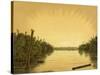 Borneo, Lake Scene 1883-JC Rappard-Stretched Canvas