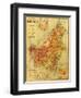 Borneo - Panoramic Map-Lantern Press-Framed Art Print