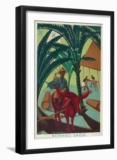 Borneo Sago, from the Series 'Buy from the Empire's Gardens', 1930-Edgar Ainsworth-Framed Giclee Print