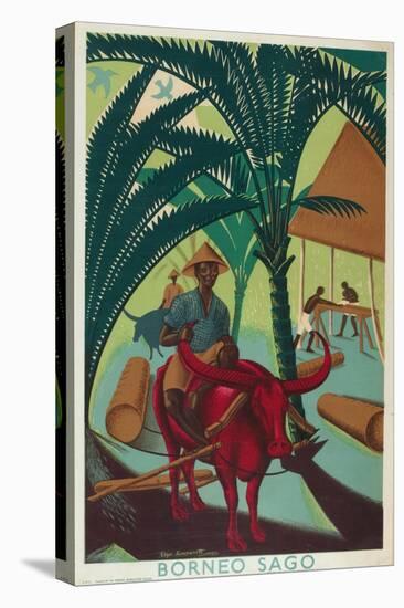 Borneo Sago, from the Series 'Buy from the Empire's Gardens', 1930-Edgar Ainsworth-Stretched Canvas