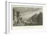 Bornhofen and Ruins of the Brothers-William Tombleson-Framed Giclee Print