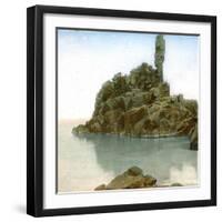 Bornholm (Denmark), the Cliffs of Roe-Leon, Levy et Fils-Framed Photographic Print
