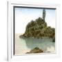 Bornholm (Denmark), the Cliffs of Roe-Leon, Levy et Fils-Framed Photographic Print