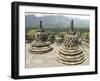 Borobodur Buddhist Temple, UNESCO World Heritage Site, Java, Indonesia, Southeast Asia, Asia-Tony Waltham-Framed Photographic Print