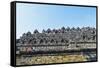 Borobodur, Kedu Plain, Java, Indonesia, Asia-Jochen Schlenker-Framed Stretched Canvas