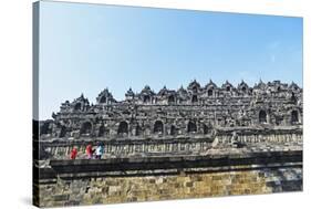 Borobodur, Kedu Plain, Java, Indonesia, Asia-Jochen Schlenker-Stretched Canvas