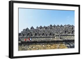 Borobodur, Kedu Plain, Java, Indonesia, Asia-Jochen Schlenker-Framed Photographic Print