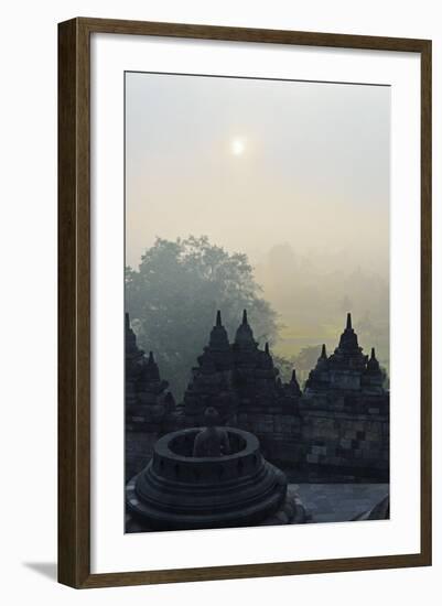 Borobodur, Kedu Plain, Java, Indonesia, Asia-Jochen Schlenker-Framed Photographic Print