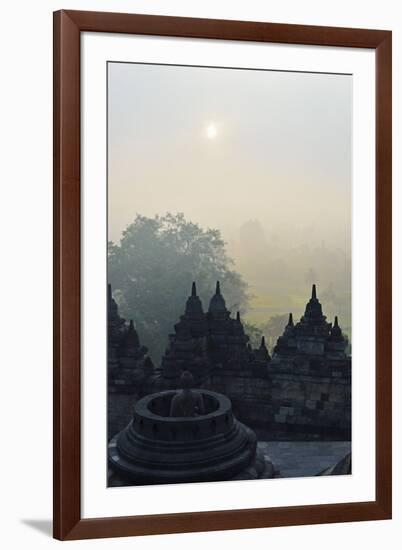 Borobodur, Kedu Plain, Java, Indonesia, Asia-Jochen Schlenker-Framed Photographic Print