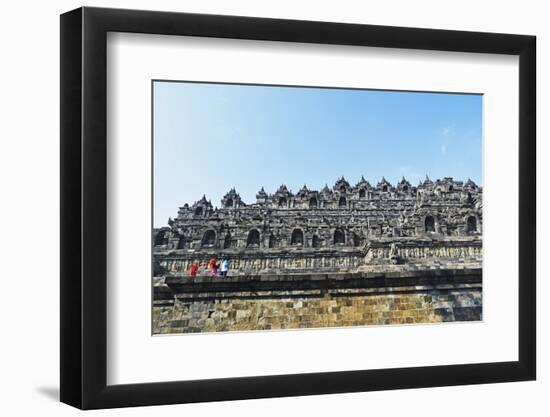 Borobodur, Kedu Plain, Java, Indonesia, Asia-Jochen Schlenker-Framed Photographic Print