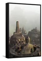 Borobodur, UNESCO World Heritage Site, Kedu Plain, Java, Indonesia, Southeast Asia, Asia-Jochen Schlenker-Framed Stretched Canvas