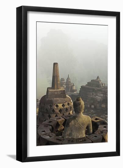 Borobodur, UNESCO World Heritage Site, Kedu Plain, Java, Indonesia, Southeast Asia, Asia-Jochen Schlenker-Framed Photographic Print