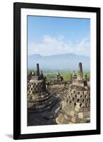 Borobodur, UNESCO World Heritage Site, Kedu Plain, Java, Indonesia, Southeast Asia, Asia-Jochen Schlenker-Framed Photographic Print