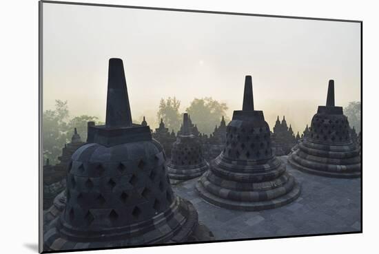 Borobodur, UNESCO World Heritage Site, Kedu Plain, Java, Indonesia, Southeast Asia, Asia-Jochen Schlenker-Mounted Photographic Print