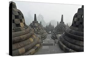 Borobodur, UNESCO World Heritage Site, Kedu Plain, Java, Indonesia, Southeast Asia, Asia-Jochen Schlenker-Stretched Canvas