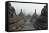 Borobodur, UNESCO World Heritage Site, Kedu Plain, Java, Indonesia, Southeast Asia, Asia-Jochen Schlenker-Framed Stretched Canvas