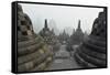 Borobodur, UNESCO World Heritage Site, Kedu Plain, Java, Indonesia, Southeast Asia, Asia-Jochen Schlenker-Framed Stretched Canvas