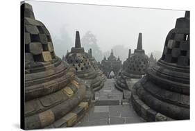 Borobodur, UNESCO World Heritage Site, Kedu Plain, Java, Indonesia, Southeast Asia, Asia-Jochen Schlenker-Stretched Canvas