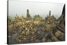 Borobodur, UNESCO World Heritage Site, Kedu Plain, Java, Indonesia, Southeast Asia, Asia-Jochen Schlenker-Stretched Canvas