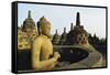 Borobodur, UNESCO World Heritage Site, Kedu Plain, Java, Indonesia, Southeast Asia, Asia-Jochen Schlenker-Framed Stretched Canvas