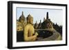 Borobodur, UNESCO World Heritage Site, Kedu Plain, Java, Indonesia, Southeast Asia, Asia-Jochen Schlenker-Framed Photographic Print