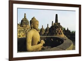 Borobodur, UNESCO World Heritage Site, Kedu Plain, Java, Indonesia, Southeast Asia, Asia-Jochen Schlenker-Framed Photographic Print