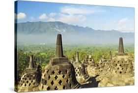 Borobodur, UNESCO World Heritage Site, Kedu Plain, Java, Indonesia, Southeast Asia, Asia-Jochen Schlenker-Stretched Canvas