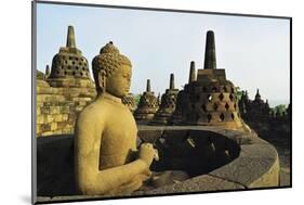 Borobodur, UNESCO World Heritage Site, Kedu Plain, Java, Indonesia, Southeast Asia, Asia-Jochen Schlenker-Mounted Photographic Print