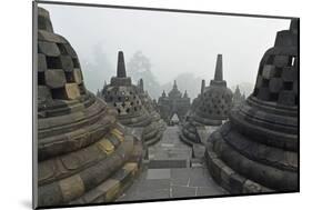 Borobodur, UNESCO World Heritage Site, Kedu Plain, Java, Indonesia, Southeast Asia, Asia-Jochen Schlenker-Mounted Photographic Print