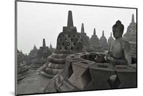 Borobodur, UNESCO World Heritage Site, Kedu Plain, Java, Indonesia, Southeast Asia, Asia-Jochen Schlenker-Mounted Photographic Print