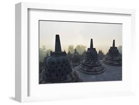 Borobodur, UNESCO World Heritage Site, Kedu Plain, Java, Indonesia, Southeast Asia, Asia-Jochen Schlenker-Framed Photographic Print