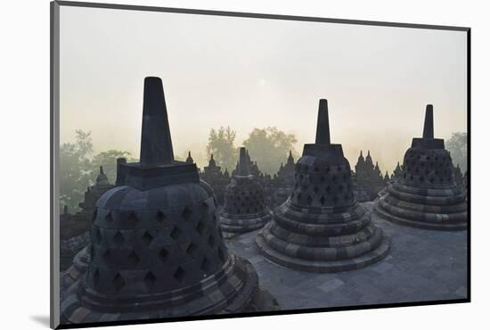 Borobodur, UNESCO World Heritage Site, Kedu Plain, Java, Indonesia, Southeast Asia, Asia-Jochen Schlenker-Mounted Photographic Print