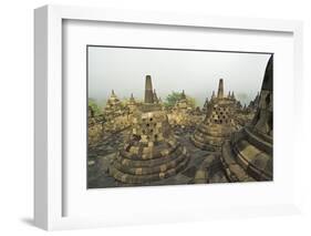 Borobodur, UNESCO World Heritage Site, Kedu Plain, Java, Indonesia, Southeast Asia, Asia-Jochen Schlenker-Framed Photographic Print