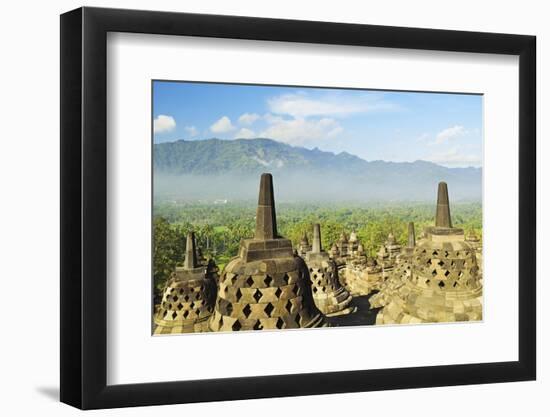 Borobodur, UNESCO World Heritage Site, Kedu Plain, Java, Indonesia, Southeast Asia, Asia-Jochen Schlenker-Framed Photographic Print