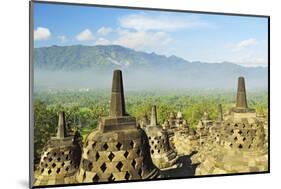 Borobodur, UNESCO World Heritage Site, Kedu Plain, Java, Indonesia, Southeast Asia, Asia-Jochen Schlenker-Mounted Photographic Print