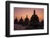 Borobudur Buddhist temple, at sunrise, Central Java, Indonesia-Dominic Byrne-Framed Photographic Print