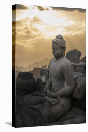 Borobudur Buddhist Temple, UNESCO World Heritage Site, Java, Indonesia, Southeast Asia-Angelo-Stretched Canvas