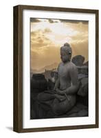 Borobudur Buddhist Temple, UNESCO World Heritage Site, Java, Indonesia, Southeast Asia-Angelo-Framed Photographic Print