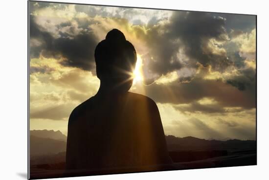 Borobudur Buddhist Temple, UNESCO World Heritage Site, Java, Indonesia, Southeast Asia-Angelo-Mounted Photographic Print