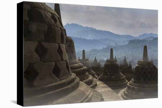 Borobudur Buddhist Temple, UNESCO World Heritage Site, Java, Indonesia, Southeast Asia-Angelo-Stretched Canvas