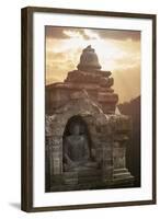 Borobudur Buddhist Temple, UNESCO World Heritage Site, Java, Indonesia, Southeast Asia-Angelo-Framed Photographic Print