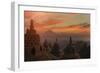 Borobudur Buddhist Temple, UNESCO World Heritage Site, Java, Indonesia, Southeast Asia-Angelo-Framed Photographic Print