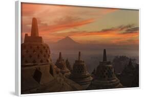 Borobudur Buddhist Temple, UNESCO World Heritage Site, Java, Indonesia, Southeast Asia-Angelo-Framed Photographic Print