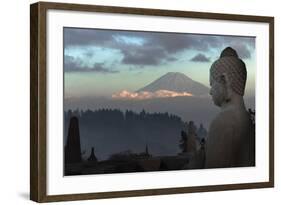 Borobudur Buddhist Temple, UNESCO World Heritage Site, Java, Indonesia, Southeast Asia-Angelo-Framed Photographic Print