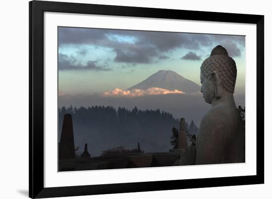 Borobudur Buddhist Temple, UNESCO World Heritage Site, Java, Indonesia, Southeast Asia-Angelo-Framed Photographic Print