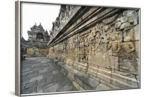 Borobudur Buddhist Temple, UNESCO World Heritage Site, Java, Indonesia, Southeast Asia-Angelo-Framed Photographic Print