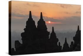 Borobudur Buddhist Temple, UNESCO World Heritage Site, Java, Indonesia, Southeast Asia-Angelo-Stretched Canvas