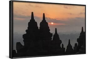 Borobudur Buddhist Temple, UNESCO World Heritage Site, Java, Indonesia, Southeast Asia-Angelo-Framed Photographic Print